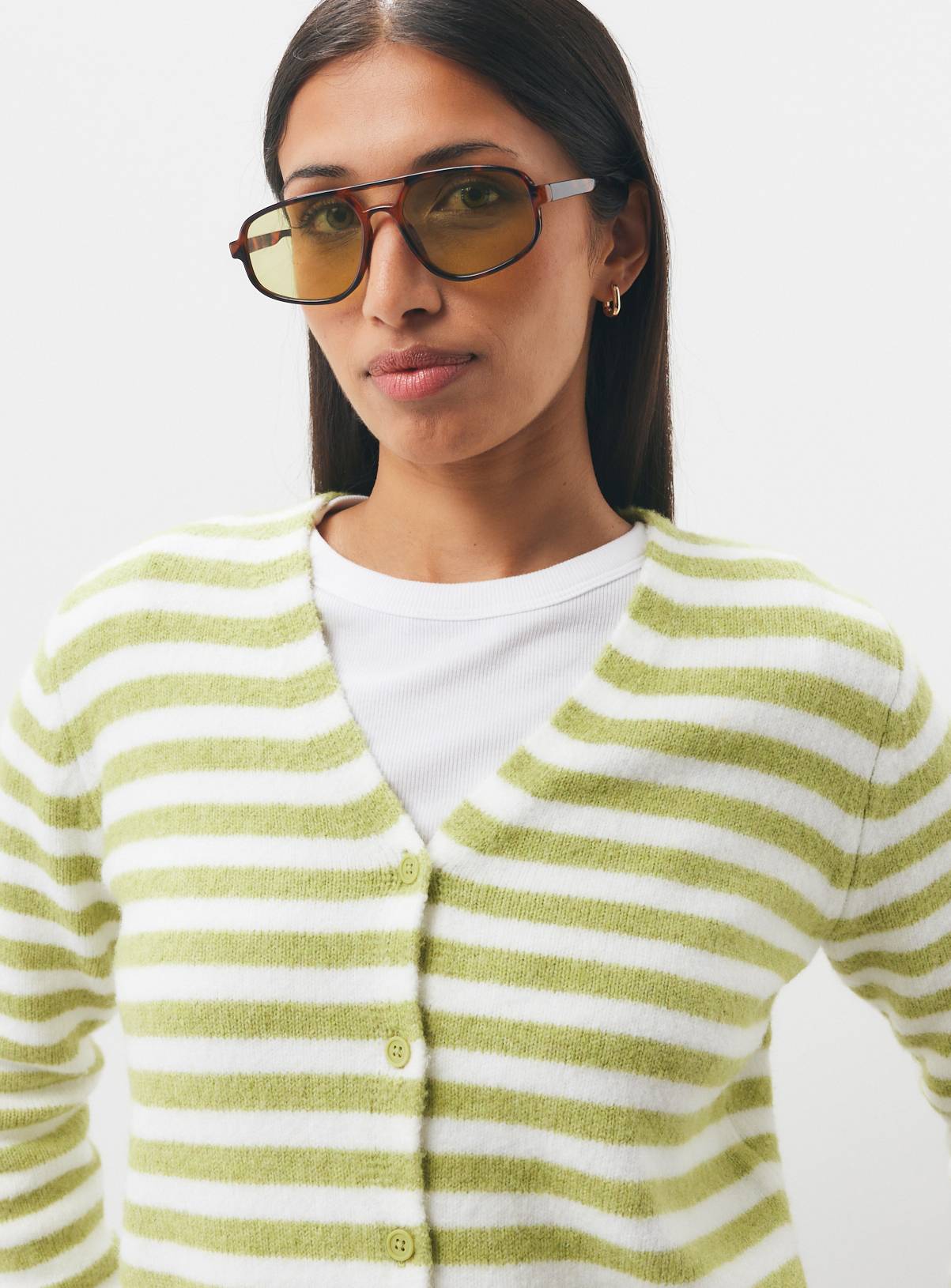 Stripe Scarf Cardigan 8 - Image 3